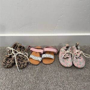 Girls Piper Finn toddler size 5 shoe/sandal bundle